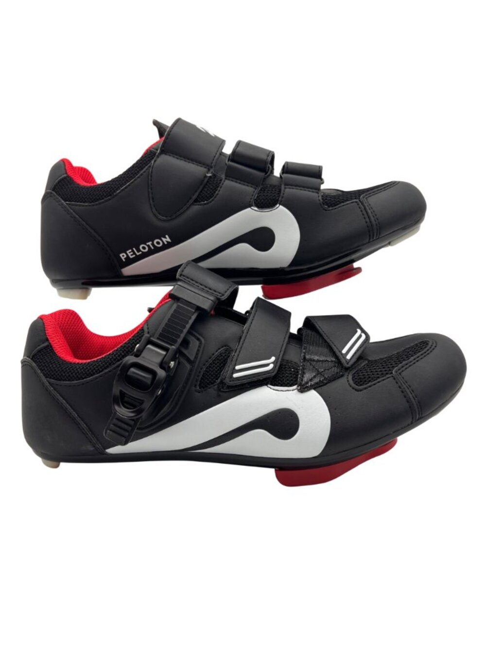 Peloton Cycling Shoes Mens Size 8 US 41 EU Delta Cleats Indoor Bike Black White - Picture 3 of 16